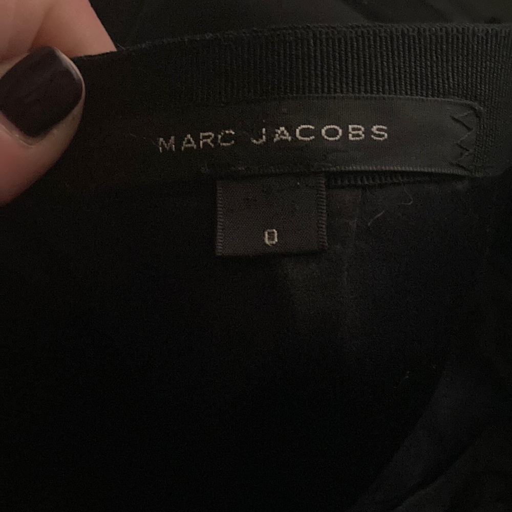 ▪️MARC JACOBS Black Pleated Skirt with Silk trim and accents - Picture 7 of 16